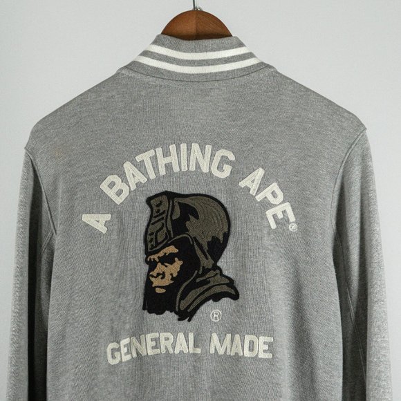 Bape/ 2007 General Made Logo Bomber Jacket/ Size S - Picture 3 of 16